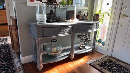 Painted vintage console table