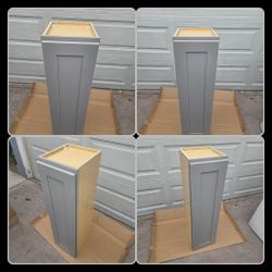 New Kitchen Wall Cabinets! Light Grey Shaker!