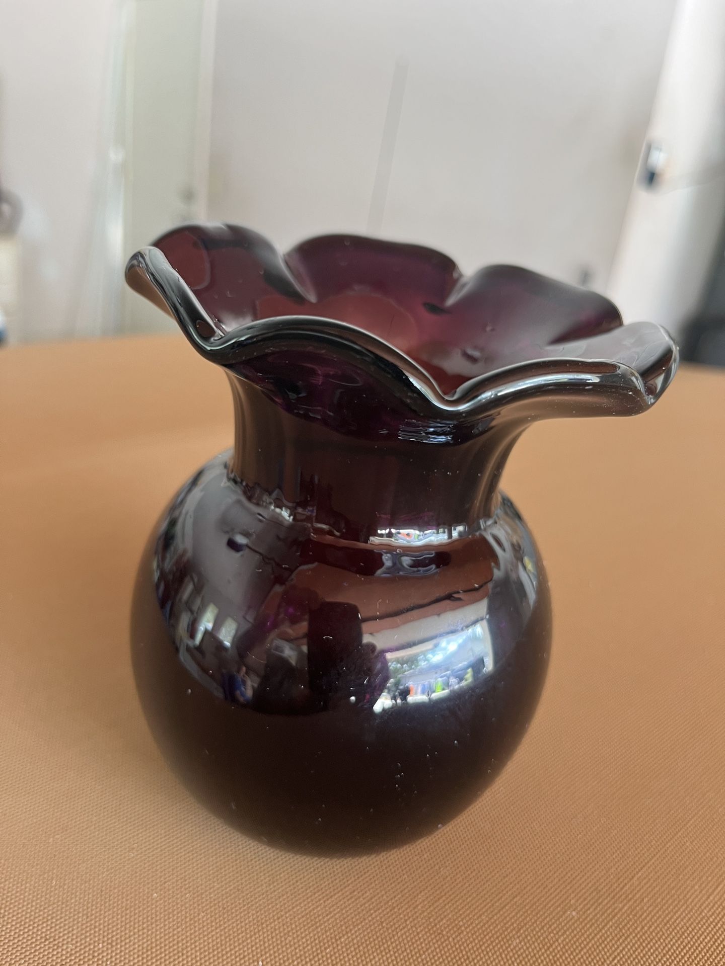 Antique Purple Vase $50