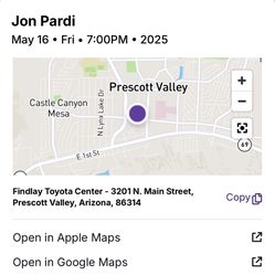 JOHN PARDI TICKETS NEED GONE