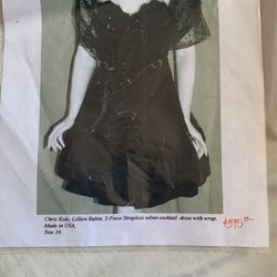 Formal Black Woman Dress NWT Size 10