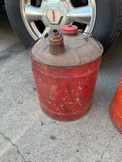 Vintage gas can