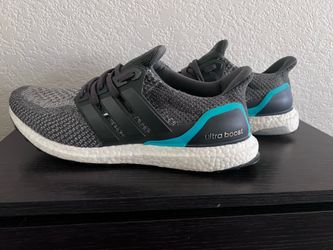 Adidas Ultra Boost 2.0 Solid Grey/Shock Mint MENS 12