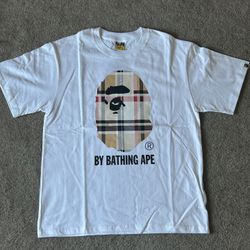 Bathing Ape Tee White/ Beige 