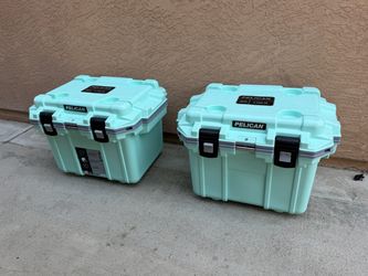 2 pelican 30 qt coolers never used asking $200 each