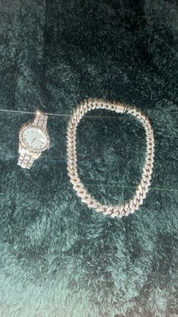 Watch and chain