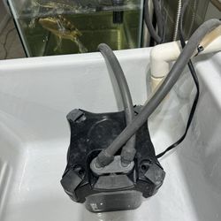 Fish Tank With External Filter 