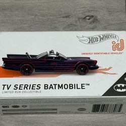 DieCast Hotwheels id Limited Vehicle 1/64 Scale TV Series Batmobile