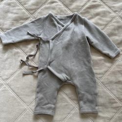 ZARA jumpsuit with ties 1-3 Months 