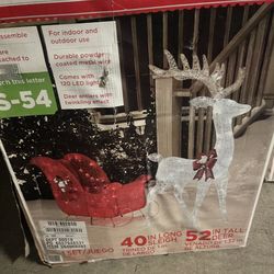 Rudolph, the rednosed reindeer in good condition all lights work in box seal