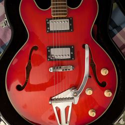 Vintage Made in Japan Aria Pan H790 Hollowbody with Case