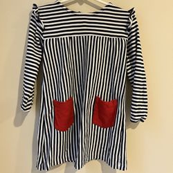 Bella bliss Black stripe Dress Size 3