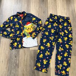 Large (12/14) - Kids Holiday Pokémon Pajamas