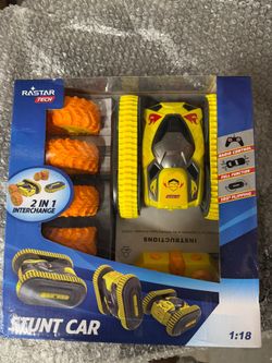 Rastar 19030R 2 In 1 Double Sided RC Stunt Car With Changeable Wheel