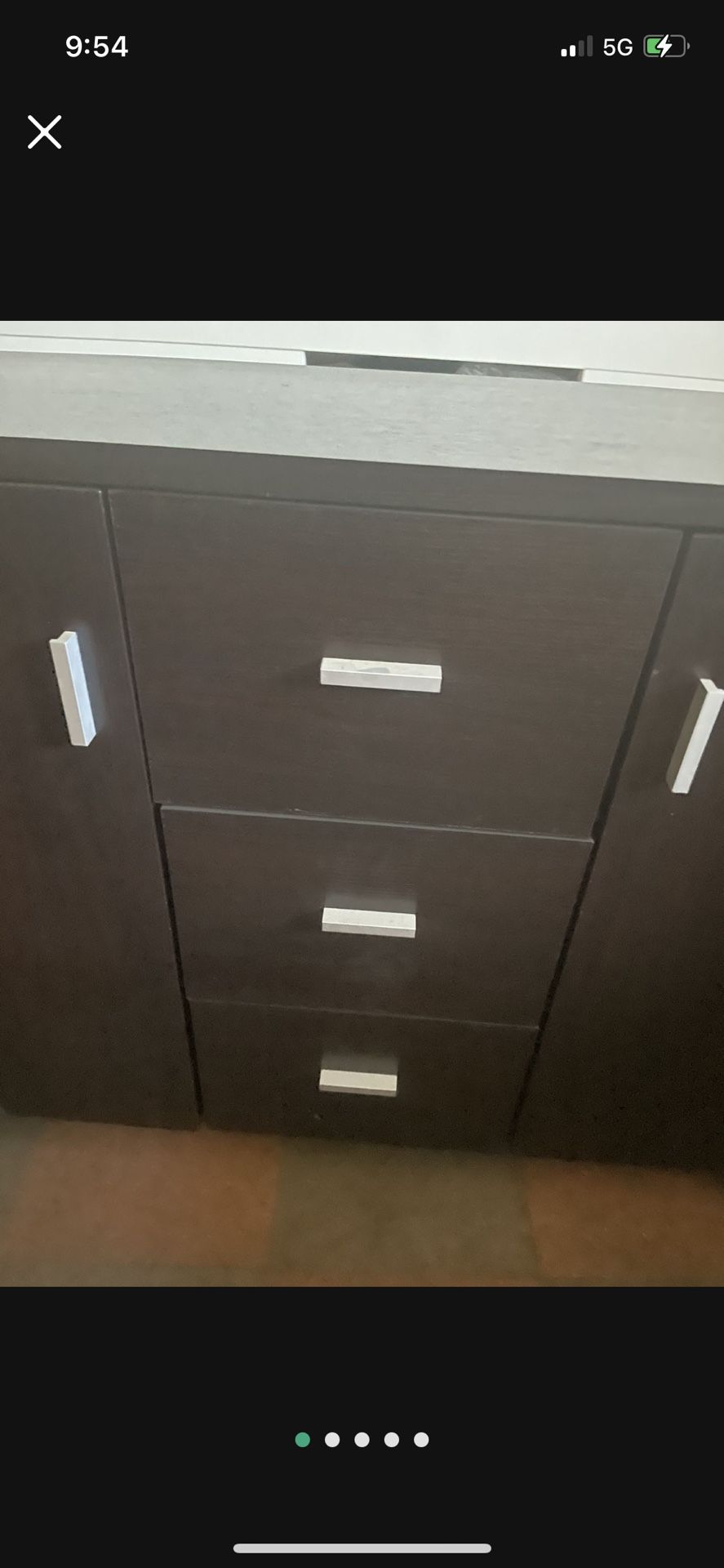 Media Tv Cabinet Buffet Entry Table W/ Drawers