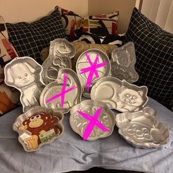 Vintage Wilton Cake Pans Bundle