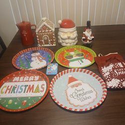 Ceramic Cookie Jars,Trays,Soap Dispenser Etc 