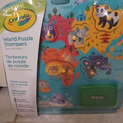 Crayola World Puzzle Stamper For Toddler
