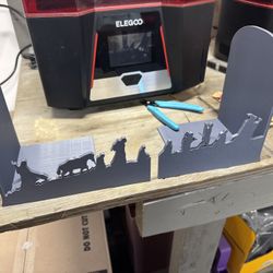 3D Printed Lord Of The Rings Bookends