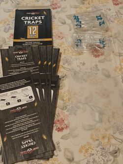 Moving sale! Cricket Traps Indoor,Safety Face Shield bundle