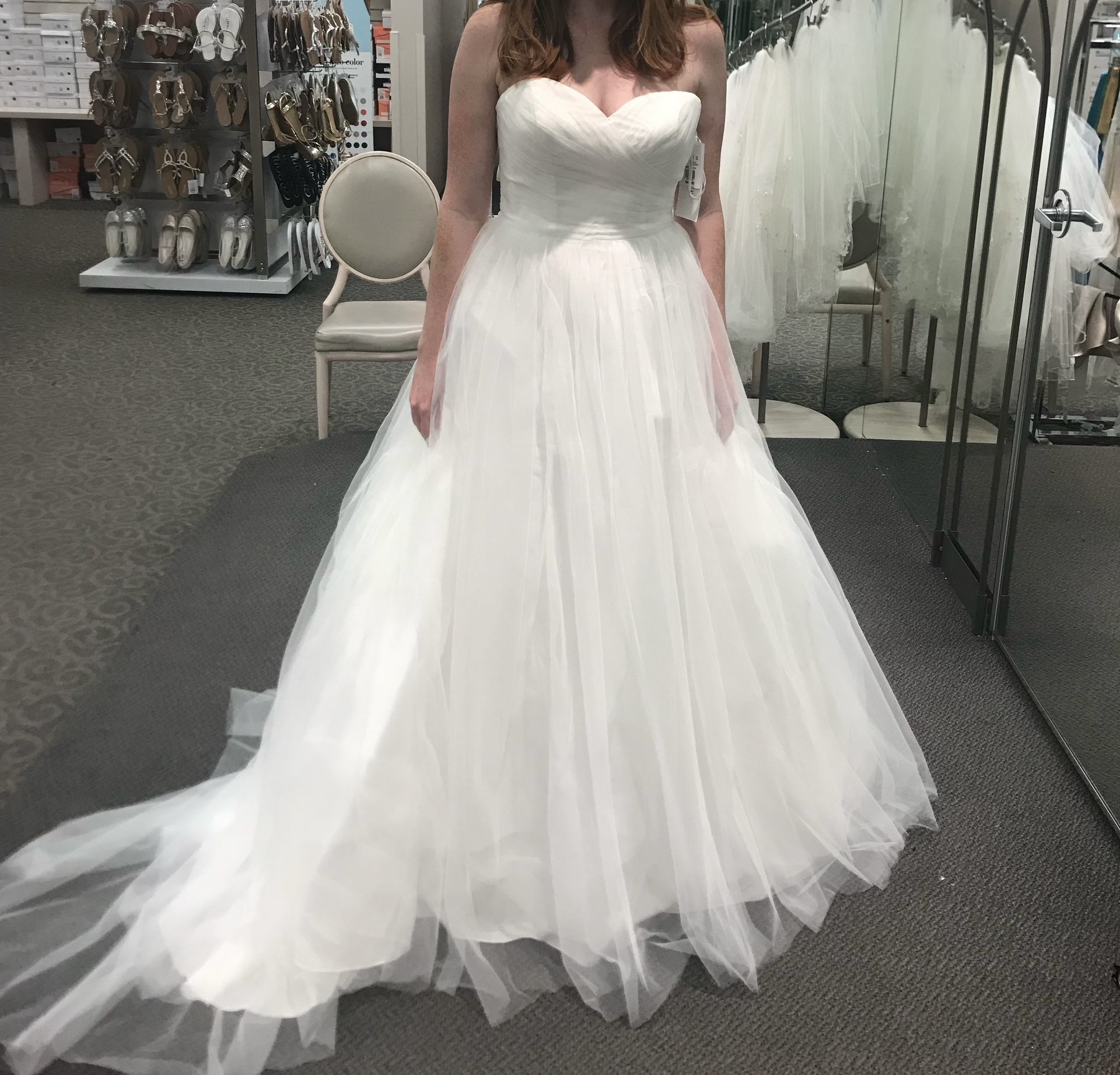 David’s Bridal Ivory Wedding Dress
