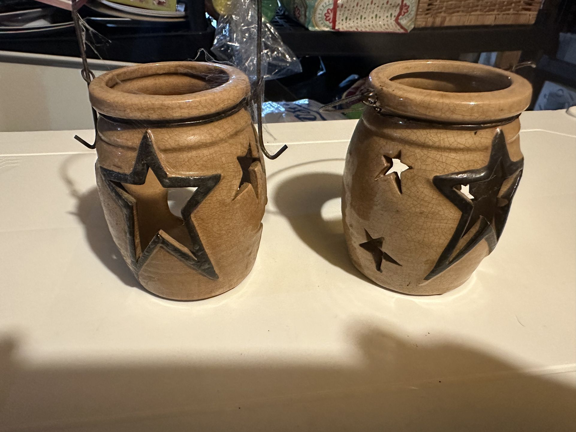 (2) Candle Holders