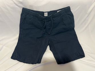 Gap Men's Navy Blue Size Medium Shorts Elastic Waist Drawstring 9” Easy Short