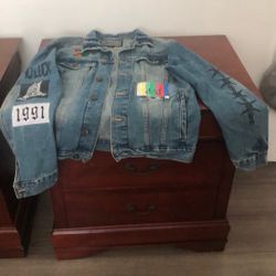Unisex Jeans Jacket Size M 