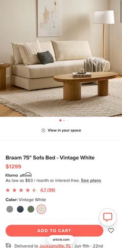 Article 75” sofa bed