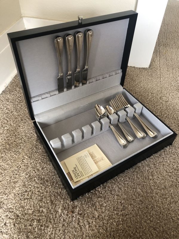 Lenox silverware set in box for Sale in WA OfferUp