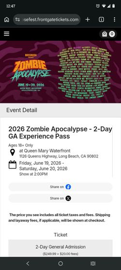 Apocalypse music festival tick