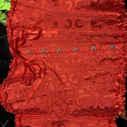 Red Corset size L