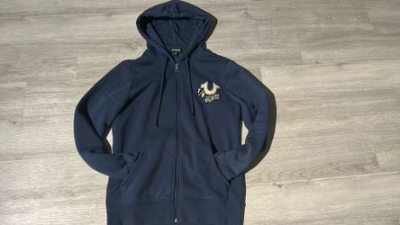 True Religion Zip Up , Navy Blue, Small M