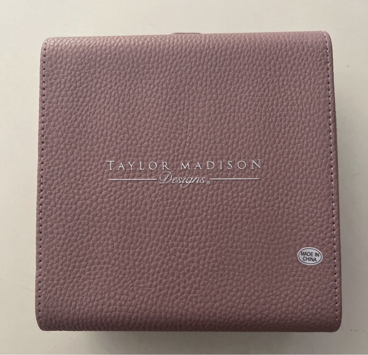 Taylor Madison Designs Jewelry Box/Case/Storage Blush Pink With Blush Velvet Inside