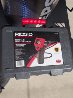 RIDGID Inspection Camera: 320 x 240, 4 ft Shaft Lg, 0.66 in Shaft Dia, 17 mm Camera Dia