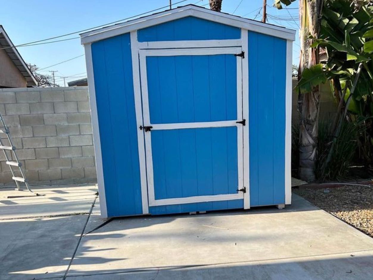 6x8 SHED BUILT ON YOUR SITE SAME DAY!!!(HABLĂ• ESPANOL)