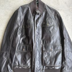 Two Leather Motorcycle Jackets.  & Leggings 