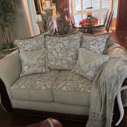 Sofa, Loveseat, Table And Sofa Table