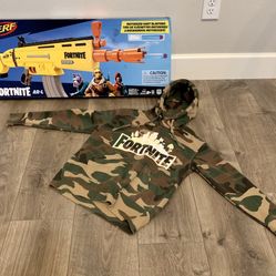 Fortnite Bundle:Nerf Fortnite AR-L Gun & Sweatshirt