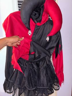 Red and Black Jester Halloween Costume