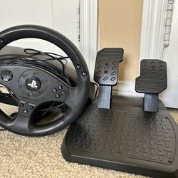 Ps4 Wheel and Gas Pedals 