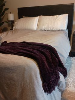 Queen Bed frame ONLY (Mattress/Boxspring not included)
