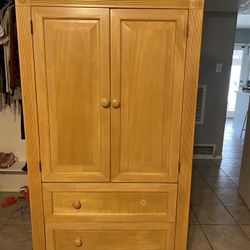 Tall Dresser With Shelves Inside 