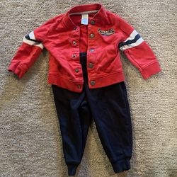 12 month jacket and fleece pants