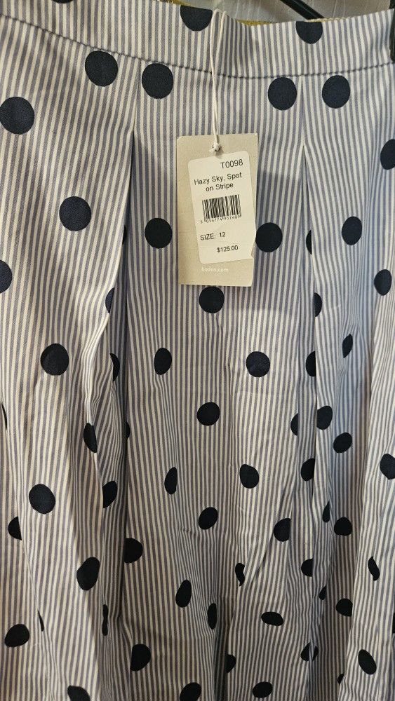 Nwt Midi Skirt Size 12 Boden