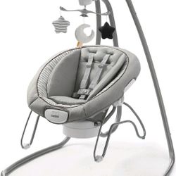 Graco DuetConnect Deluxe Multi-Direction Baby Swing and Bouncer