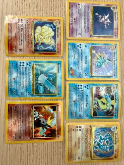 Vintage holo Pokemon cards