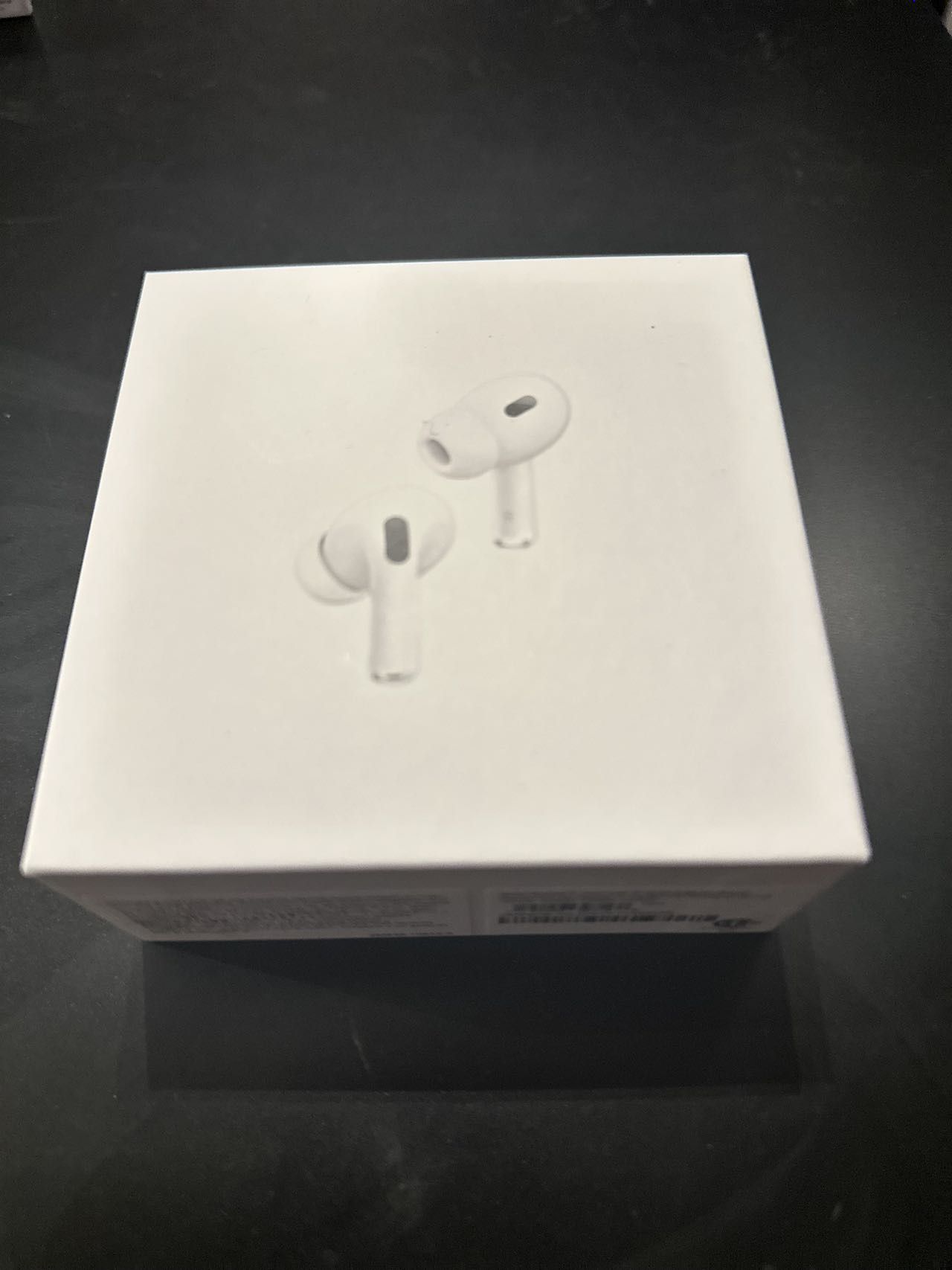 Apple AirPods Pro Wireless Earbuds, Up to 2X More Active Noise Cancelling, Adaptive Transparency, Personalized Spatial Audio, MagSafe Charging Case, B