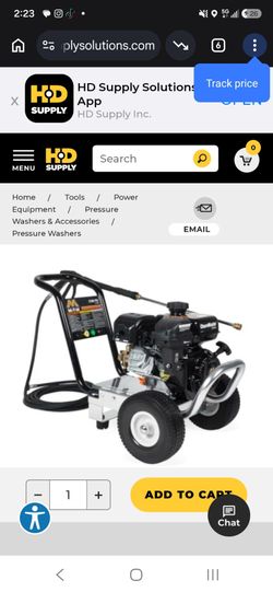 Gas power washer  MTM 2700 psi 121cc
