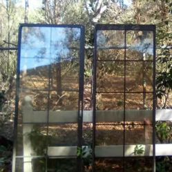 Double Tempered Glass Sliding Doors 29"1/4 x80", And 30"x80"